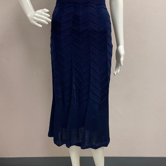 Ralph Lauren Navy Maxi Sweater Dress - Picture 3 of 11